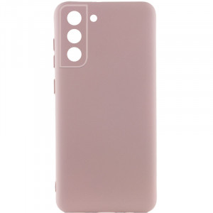 Чехол Silicone Cover Lakshmi Full Camera (A) для Samsung Galaxy S21 FE Розовый / Pink Sand