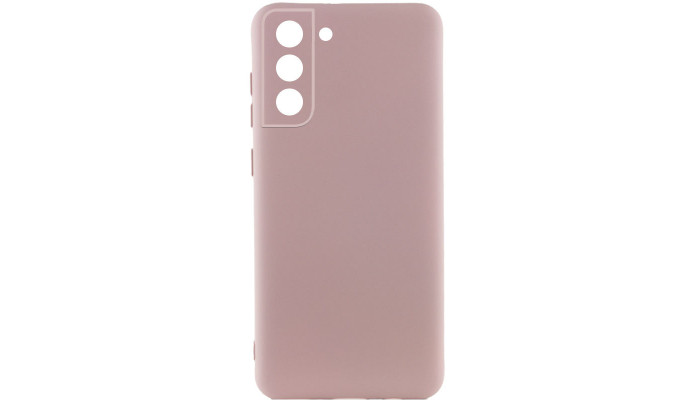 Чохол Silicone Cover Lakshmi Full Camera (A) для Samsung Galaxy S21 FE Рожевий / Pink Sand - фото
