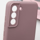 Чехол Silicone Cover Lakshmi Full Camera (A) для Samsung Galaxy S21 FE Розовый / Pink Sand - фото