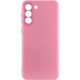 Чохол Silicone Cover Lakshmi Full Camera (A) для Samsung Galaxy S21 FE Рожевий / Pink - фото