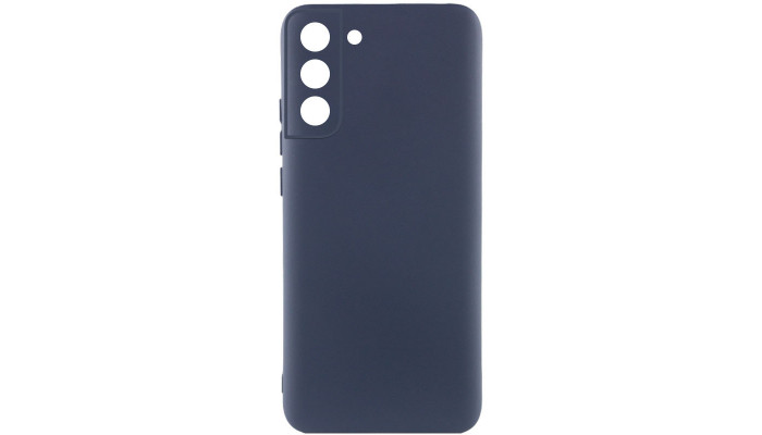 Чехол Silicone Cover Lakshmi Full Camera (A) для Samsung Galaxy S21 FE Синий / Midnight Blue - фото