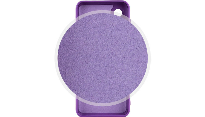 Чехол Silicone Cover Lakshmi Full Camera (A) для Samsung Galaxy S21 FE Фиолетовый / Purple - фото
