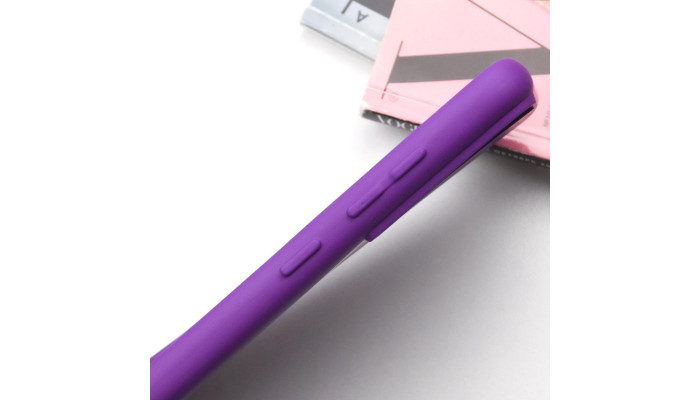 Чохол Silicone Cover Lakshmi Full Camera (A) для Samsung Galaxy S21 FE Фіолетовий / Purple - фото