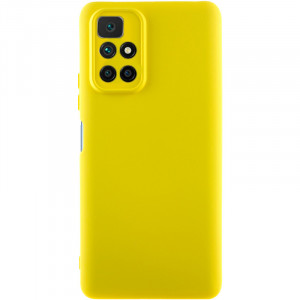 Чехол Silicone Cover Lakshmi Full Camera (A) для Xiaomi Redmi 10 Желтый / Flash