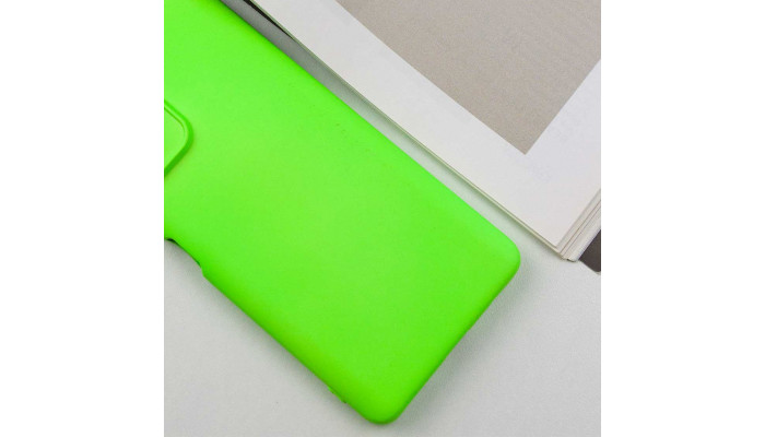 Чехол Silicone Cover Lakshmi Full Camera (A) для Xiaomi Redmi 10 Салатовый / Neon Green - фото