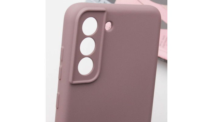 Чохол Silicone Cover Lakshmi Full Camera (A) для Samsung Galaxy S22+ Рожевий / Pink Sand - фото