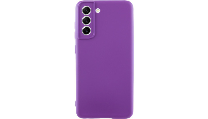 Чехол Silicone Cover Lakshmi Full Camera (A) для Samsung Galaxy S22+ Фиолетовый / Purple - фото