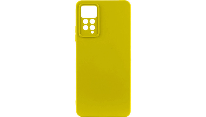 Чехол Silicone Cover Lakshmi Full Camera (A) для Xiaomi Redmi Note 11 Pro 4G/5G / 12 Pro 4G Желтый / Flash - фото