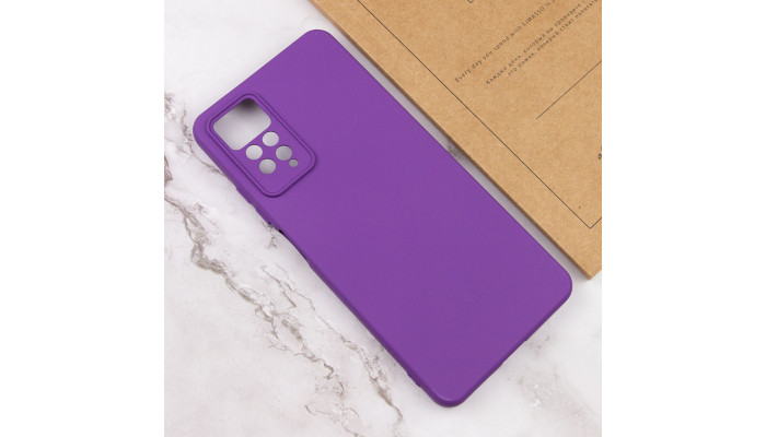 Чехол Silicone Cover Lakshmi Full Camera (A) для Xiaomi Redmi Note 11 Pro 4G/5G / 12 Pro 4G Фиолетовый / Purple - фото