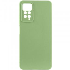 Чехол Silicone Cover Lakshmi Full Camera (A) для Xiaomi Redmi Note 11 (Global) / Note 11S Зеленый / Pistachio