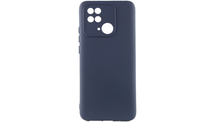 Чохол Silicone Cover Lakshmi Full Camera (A) для Xiaomi Redmi 10C Синій / Midnight Blue - фото