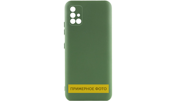 Чохол Silicone Cover Lakshmi Full Camera (A) для Samsung Galaxy M33 5G Зелений / Dark green - фото
