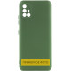 Чехол Silicone Cover Lakshmi Full Camera (A) для Samsung Galaxy M33 5G Зеленый / Dark green - фото
