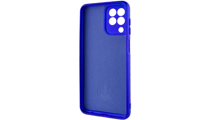 Чехол Silicone Cover Lakshmi Full Camera (A) для Samsung Galaxy M33 5G Синий / Iris - фото