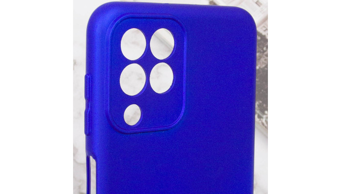 Чехол Silicone Cover Lakshmi Full Camera (A) для Samsung Galaxy M33 5G Синий / Iris - фото