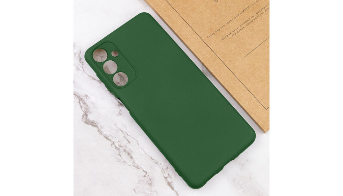 Чохол Silicone Cover Lakshmi Full Camera (A) для Samsung Galaxy A04s Зелений / Dark green - фото