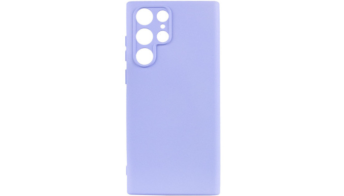 Чехол Silicone Cover Lakshmi Full Camera (A) для Samsung Galaxy S23 Ultra Сиреневый / Dasheen - фото