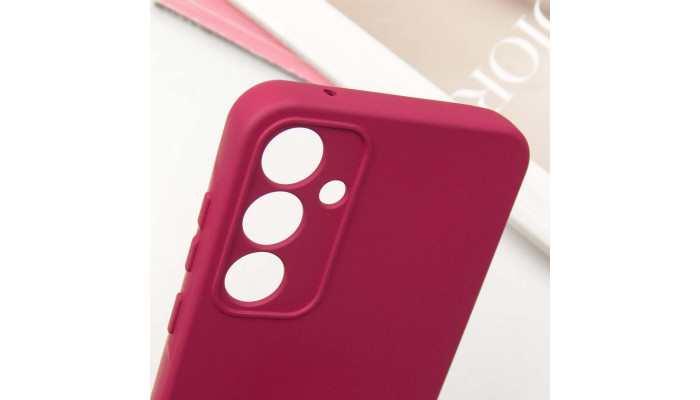 Чехол Silicone Cover Lakshmi Full Camera (A) для Samsung Galaxy A34 5G Бордовый / Marsala - фото