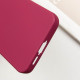 Чехол Silicone Cover Lakshmi Full Camera (A) для Samsung Galaxy A34 5G Бордовый / Marsala - фото