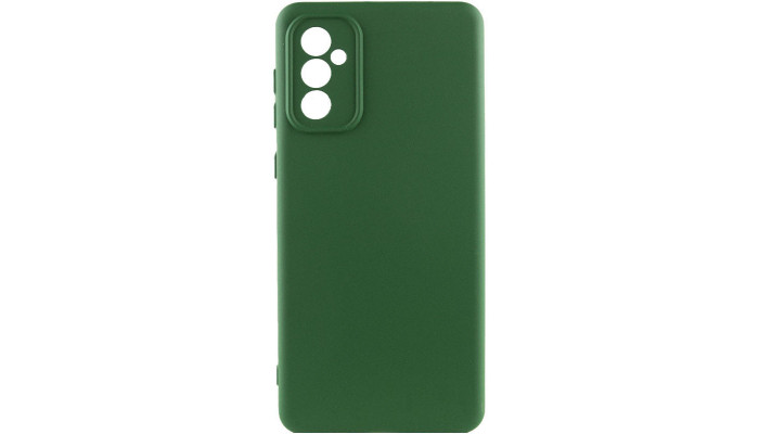 Чехол Silicone Cover Lakshmi Full Camera (A) для Samsung Galaxy A34 5G Зеленый / Dark green - фото