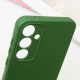 Чехол Silicone Cover Lakshmi Full Camera (A) для Samsung Galaxy A34 5G Зеленый / Dark green - фото