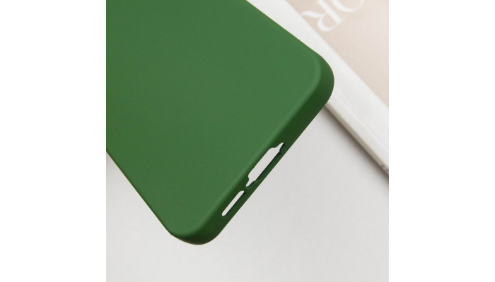 Чехол Silicone Cover Lakshmi Full Camera (A) для Samsung Galaxy A34 5G Зеленый / Dark green - фото