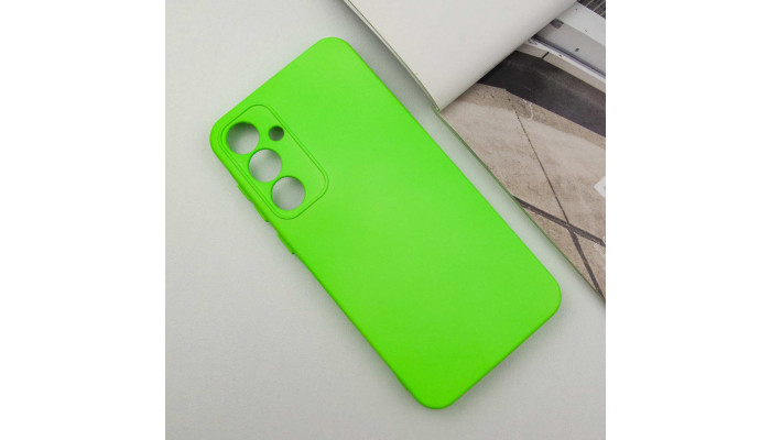 Чехол Silicone Cover Lakshmi Full Camera (A) для Samsung Galaxy A34 5G Салатовый / Neon Green - фото