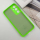 Чехол Silicone Cover Lakshmi Full Camera (A) для Samsung Galaxy A34 5G Салатовый / Neon Green - фото