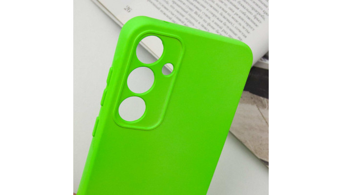 Чехол Silicone Cover Lakshmi Full Camera (A) для Samsung Galaxy A34 5G Салатовый / Neon Green - фото