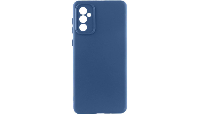 Чехол Silicone Cover Lakshmi Full Camera (A) для Samsung Galaxy A34 5G Синий / Navy Blue - фото