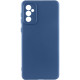 Чехол Silicone Cover Lakshmi Full Camera (A) для Samsung Galaxy A34 5G Синий / Navy Blue - фото