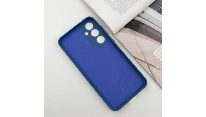 Чехол Silicone Cover Lakshmi Full Camera (A) для Samsung Galaxy A34 5G Синий / Navy Blue - фото