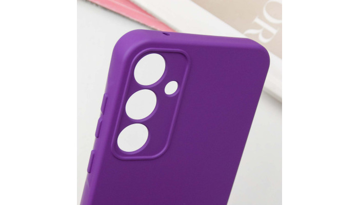 Чехол Silicone Cover Lakshmi Full Camera (A) для Samsung Galaxy A34 5G Фиолетовый / Purple - фото