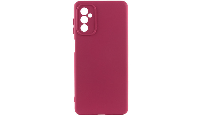 Чохол Silicone Cover Lakshmi Full Camera (A) для Samsung Galaxy A14 4G/5G Бордовий / Marsala - фото