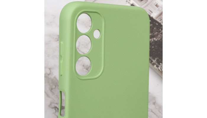 Чохол Silicone Cover Lakshmi Full Camera (A) для Samsung Galaxy A14 4G/5G Зелений / Pistachio - фото