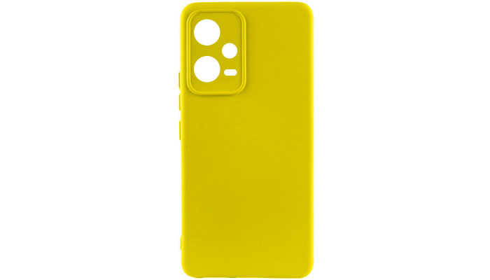 Чехол Silicone Cover Lakshmi Full Camera (A) для Xiaomi Poco X5 5G / Redmi Note 12 5G Желтый / Flash - фото