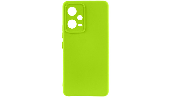 Чехол Silicone Cover Lakshmi Full Camera (A) для Xiaomi Poco X5 5G / Redmi Note 12 5G Салатовый / Neon Green - фото