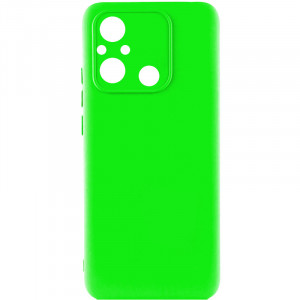 Чехол Silicone Cover Lakshmi Full Camera (A) для Xiaomi Redmi 12C Салатовый / Neon Green