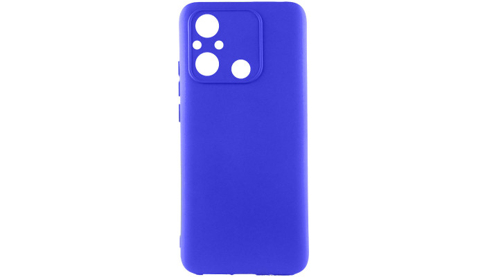 Чохол Silicone Cover Lakshmi Full Camera (A) для Xiaomi Redmi 12C Синій / Iris - фото