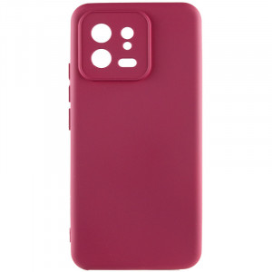 Чехол Silicone Cover Lakshmi Full Camera (A) для Xiaomi 13 Бордовый / Marsala