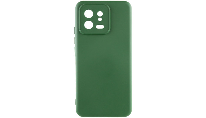 Чохол Silicone Cover Lakshmi Full Camera (A) для Xiaomi 13 Зелений / Dark green - фото