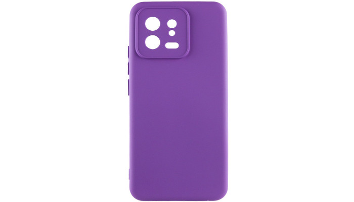Чохол Silicone Cover Lakshmi Full Camera (A) для Xiaomi 13 Фіолетовий / Purple - фото