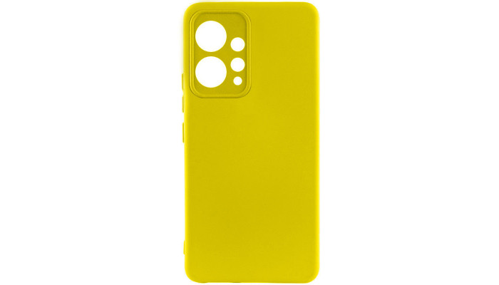Чехол Silicone Cover Lakshmi Full Camera (A) для Xiaomi Redmi Note 12 4G Желтый / Flash - фото