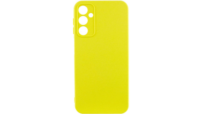 Чехол Silicone Cover Lakshmi Full Camera (A) для Samsung Galaxy A24 4G Желтый / Flash - фото