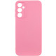 Чехол Silicone Cover Lakshmi Full Camera (A) для Samsung Galaxy A24 4G Розовый / Pink - фото