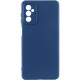 Чехол Silicone Cover Lakshmi Full Camera (A) для Samsung Galaxy A24 4G Синий / Navy Blue - фото