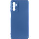 Чехол Silicone Cover Lakshmi Full Camera (A) для Samsung Galaxy A24 4G Синий / Iris - фото