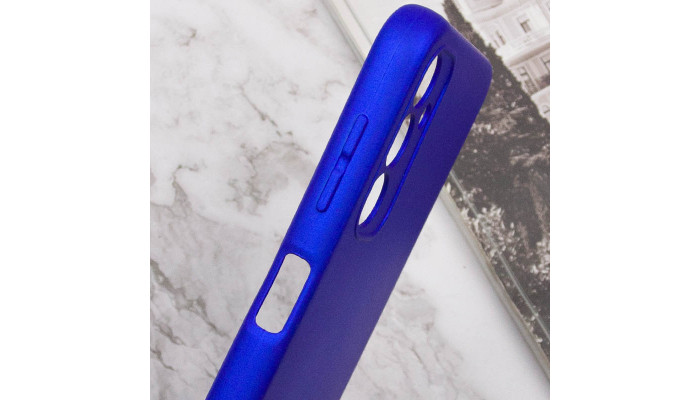 Чехол Silicone Cover Lakshmi Full Camera (A) для Samsung Galaxy A24 4G Синий / Iris - фото