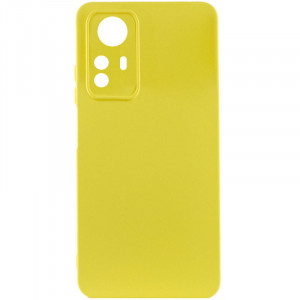 Чехол Silicone Cover Lakshmi Full Camera (A) для Xiaomi Redmi Note 12S Желтый / Flash