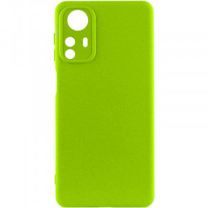 Чохол Silicone Cover Lakshmi Full Camera (A) для Xiaomi Redmi Note 12S Салатовий / Neon Green